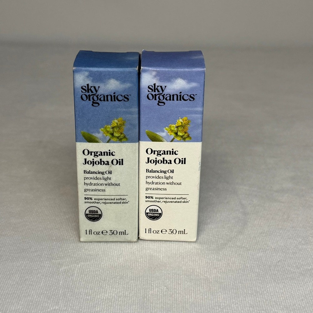 2X Sky Organics Organic Jojoba Oil 1 fl oz Balancing Oil‎ Hydration